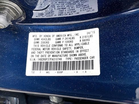 Used 2015 Honda Accord Hybrid Sedan image 30