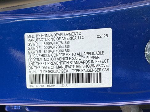 Certified 2025 Acura Integra A-Spec image 21