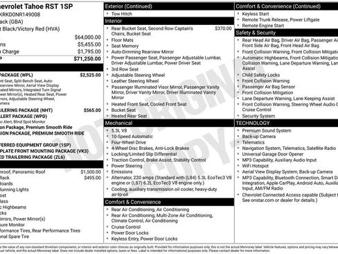 Used 2022 Chevrolet Tahoe RST w/ Luxury Package AWD/4WD image 23