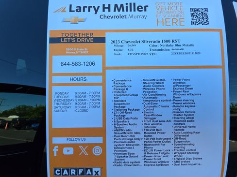 Used 2023 Chevrolet Silverado 1500 RST w/ Convenience Package II AWD/4WD image 38