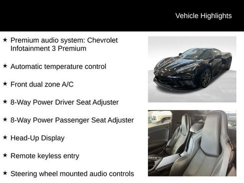 Used 2024 Chevrolet Corvette Stingray Preferred Cpe w/ Z51 Performance Package RWD image 15