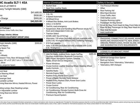 Used 2018 GMC Acadia SLT image 34