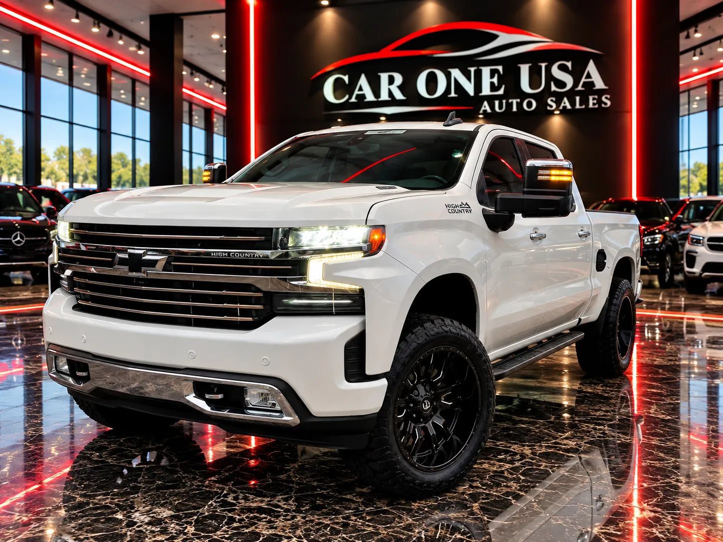 Used 2020 Chevrolet Silverado 1500 High Country w/ Technology Package AWD/4WD image 6