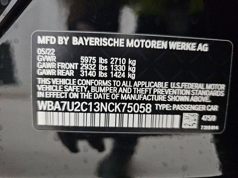 Used 2022 BMW ALPINA B7 xDrive ALPINA B7 xDrive w/ Luxury Rear Seating Package image 21