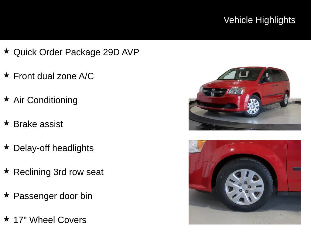 Used 2016 Dodge Grand Caravan American Value Package FWD image 7