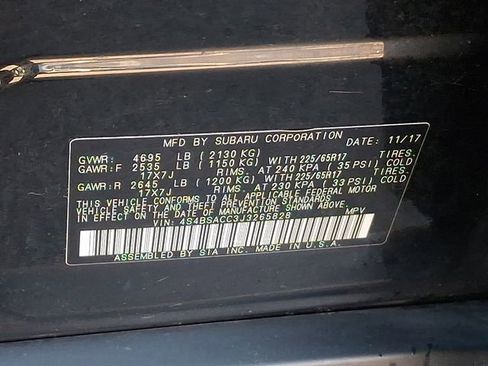 Used 2018 Subaru Outback 2.5i Premium image 26