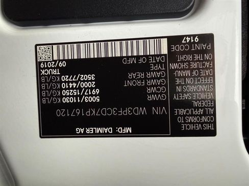 Used 2019 Mercedes-Benz Sprinter 144 Cargo image 59