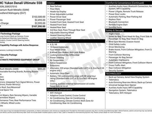 Used 2025 GMC Yukon Denali Ultimate image 28