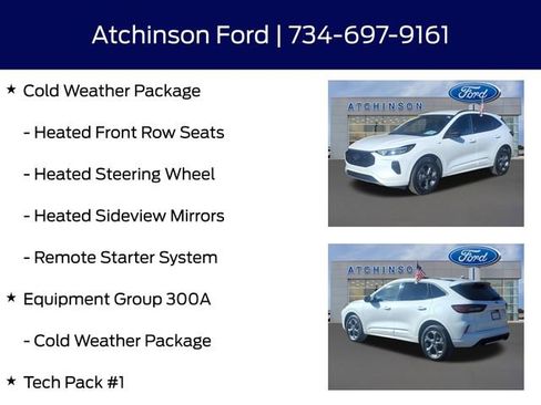 Certified 2024 Ford Escape ST-Line w/ Tech Pack #1 image 12