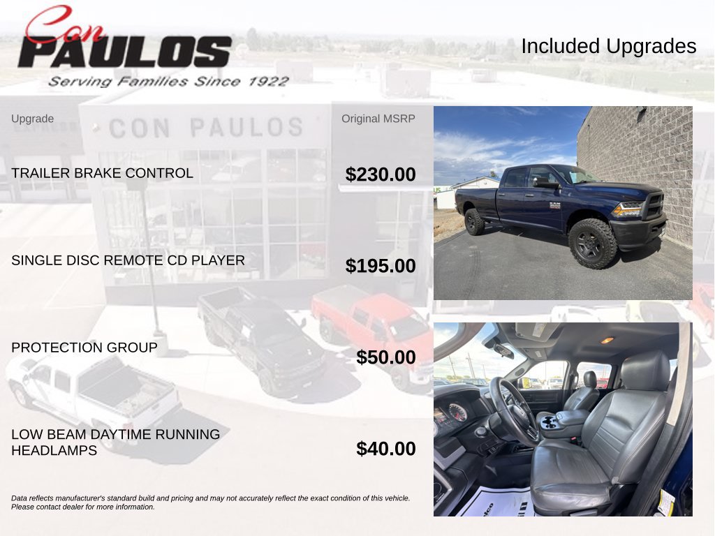 Used 2015 RAM 3500 Tradesman w/ Protection Group AWD/4WD image 4