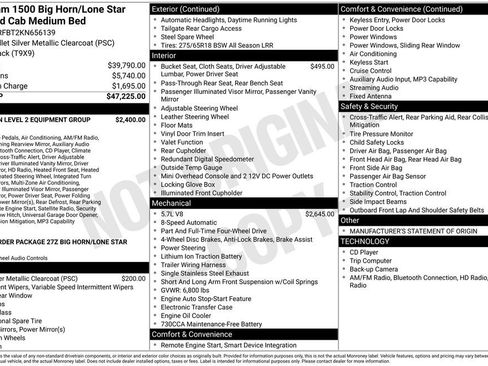 Used 2019 RAM 1500 Big Horn image 5