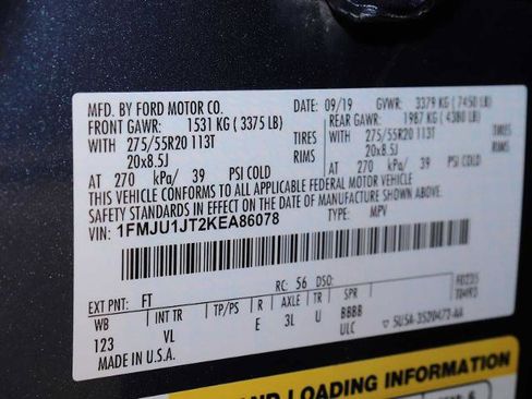 Certified 2019 Ford Expedition XLT w/ Equipment Group 202A image 39