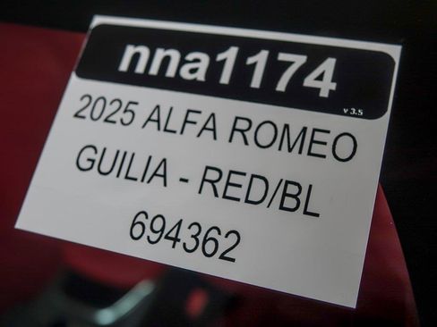 New 2025 Alfa Romeo Giulia AWD w/ Driving Assist Package image 22