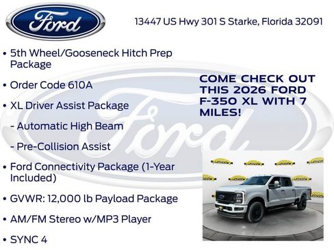 New 2026 Ford F350 XL w/ STX Appearance Package image 20