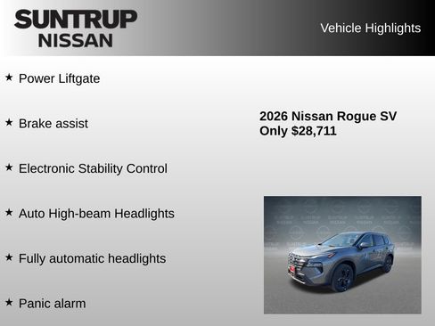 Used 2026 Nissan Rogue SV AWD/4WD image 30