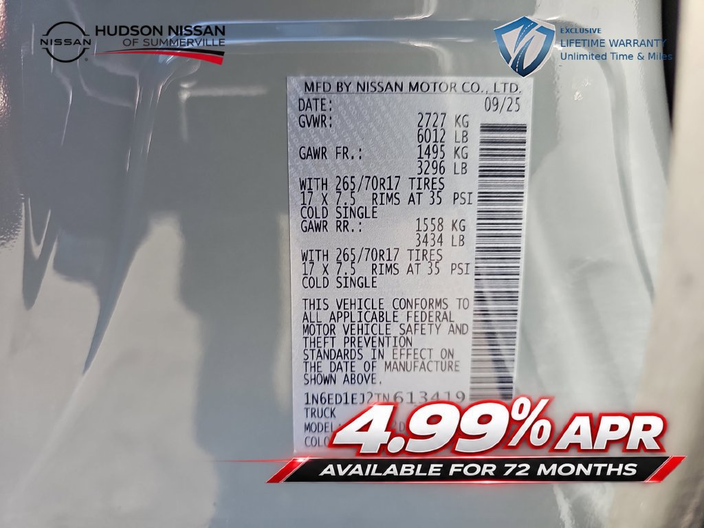 Used 2026 Nissan Frontier Pro-X w/ Pro Premium Package RWD image 34