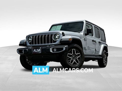 Used 2024 Jeep Wrangler Unlimited Sahara w/ Technology Group AWD/4WD image 1