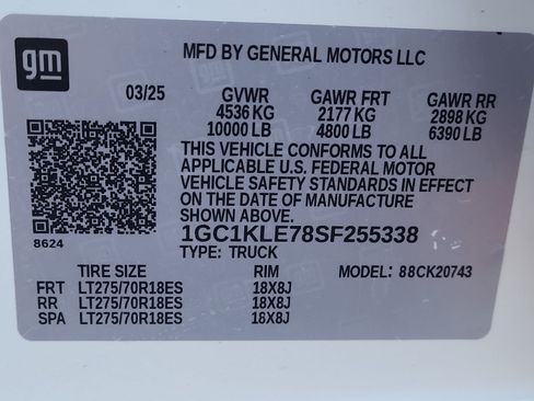 Used 2025 Chevrolet Silverado 2500 W/T w/ WT Convenience Package AWD/4WD image 34