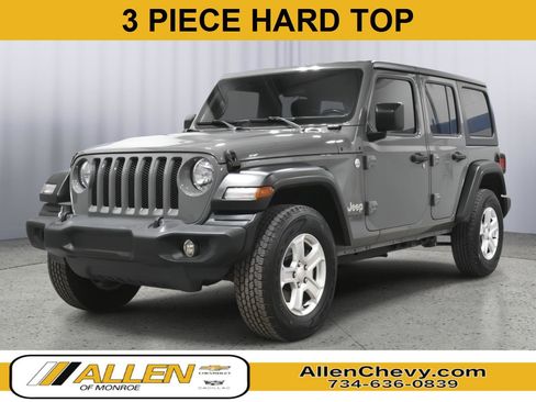 Used 2021 Jeep Wrangler Unlimited Sport image 1