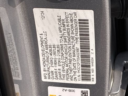 Certified 2025 Honda Accord Sport image 39