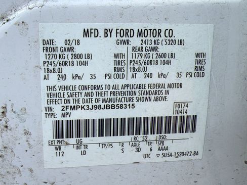 Used 2018 Ford Edge SEL w/ Equipment Group 201A image 20