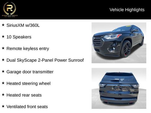 Used 2021 Chevrolet Traverse Premier w/ Redline Edition FWD image 9