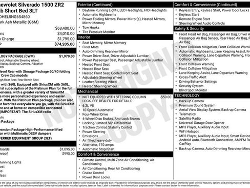 Used 2022 Chevrolet Silverado 1500 ZR2 w/ Technology Package AWD/4WD image 33