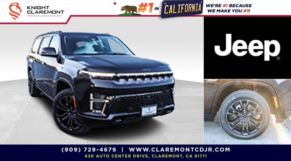 New 2026 Jeep Grand Wagoneer L Summit w/ HD Trailer Tow Package AWD/4WD 360° Tour
