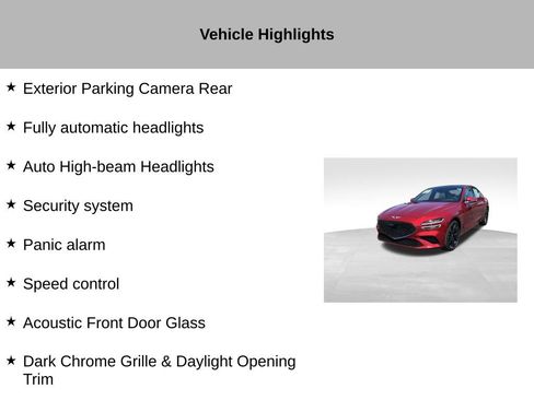 Used 2023 Genesis G70 2.0T w/ Sport Prestige Package AWD/4WD image 54