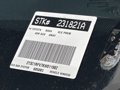 Certified 2019 Toyota RAV4 XLE Premium w/ All Weather Liner Package FWD image 10