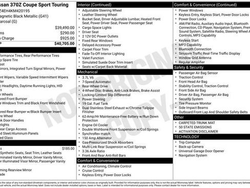 Used 2019 Nissan 370Z Touring Sport image 9