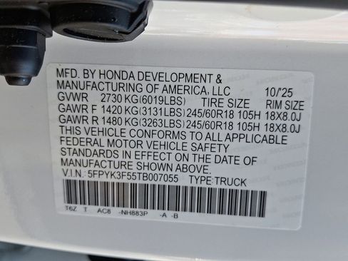 New 2026 Honda Ridgeline RTL image 10