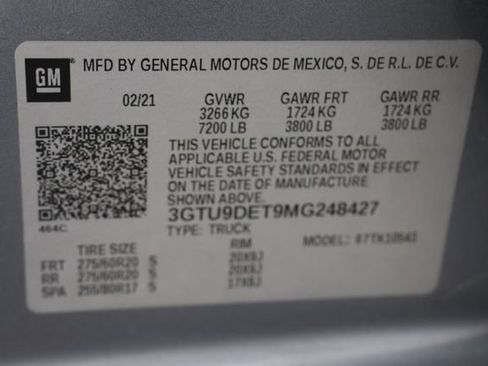 Used 2021 GMC Sierra 1500 SLT w/ SLT Premium Plus Package AWD/4WD image 30