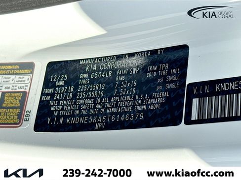 New 2026 Kia Carnival SX image 45