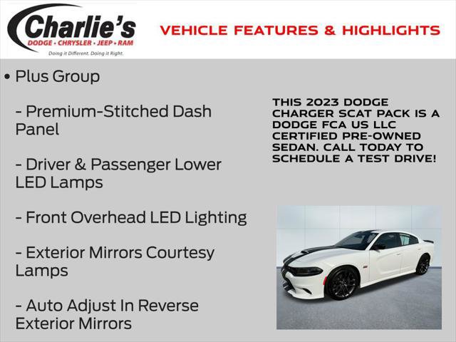 Certified 2023 Dodge Charger Scat Pack w/ Plus Group RWD image 19