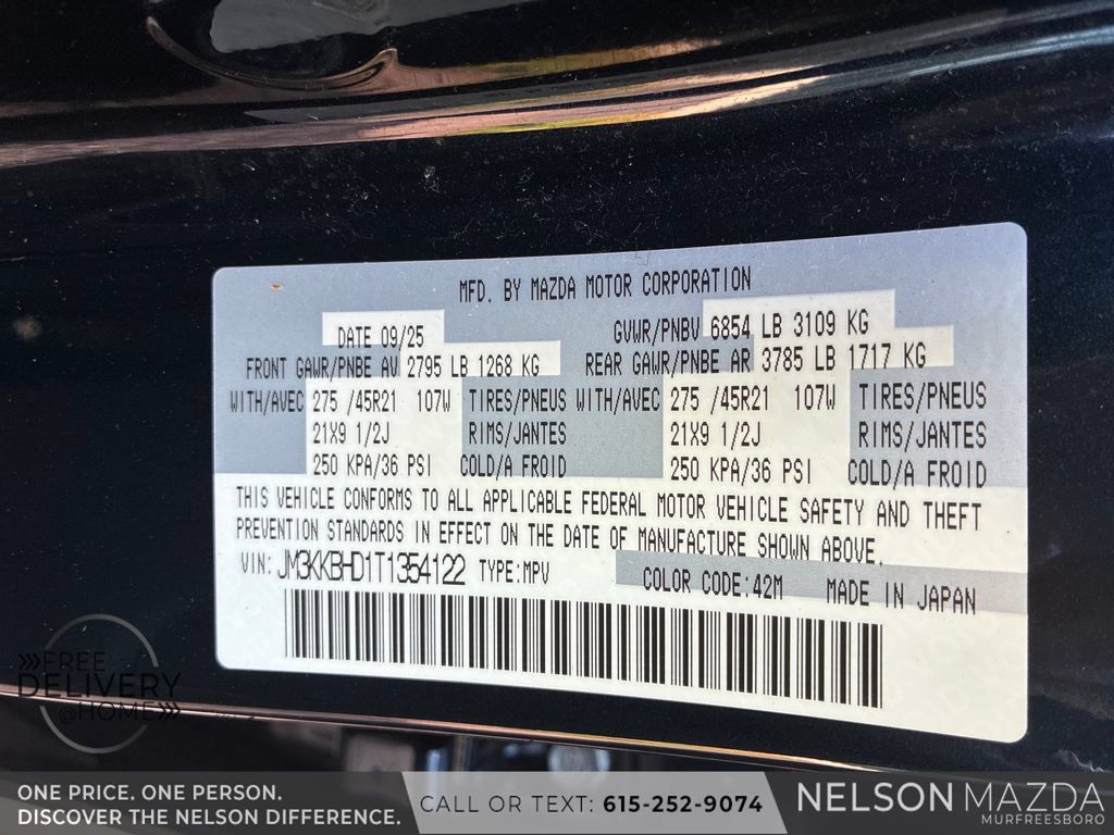 Certified 2026 MAZDA CX-90 3.3 Turbo w/ Preferred Package AWD/4WD image 31