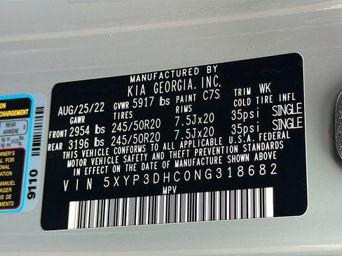 Used 2022 Kia Telluride EX w/ EX Premium Package AWD/4WD image 34