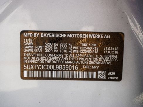 Used 2020 BMW X3 sDrive30i w/ Convenience Package image 46