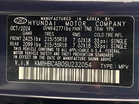 Certified 2025 Hyundai Kona SEL AWD/4WD image 32