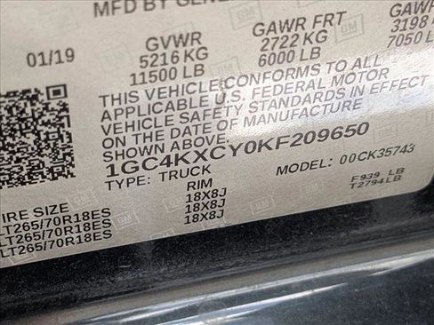 Used 2019 Chevrolet Silverado 3500 LTZ w/ Duramax Plus Package image 16