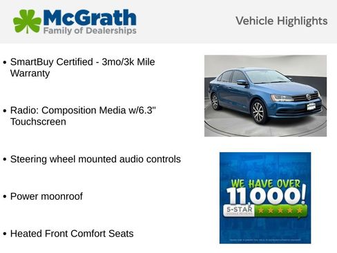 Used 2017 Volkswagen Jetta SE image 5