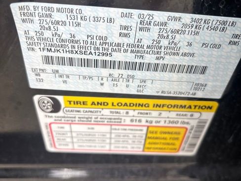 Certified 2025 Ford Expedition Max Active RWD image 14