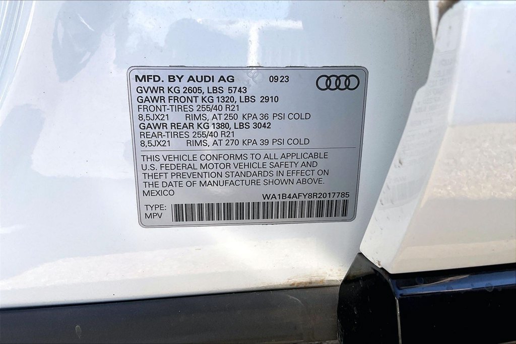 Used 2024 Audi SQ5 Premium Plus w/ Premium Plus Package AWD/4WD image 34