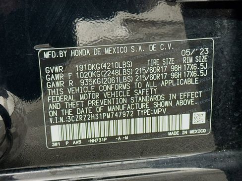 Used 2023 Honda HR-V LX image 29