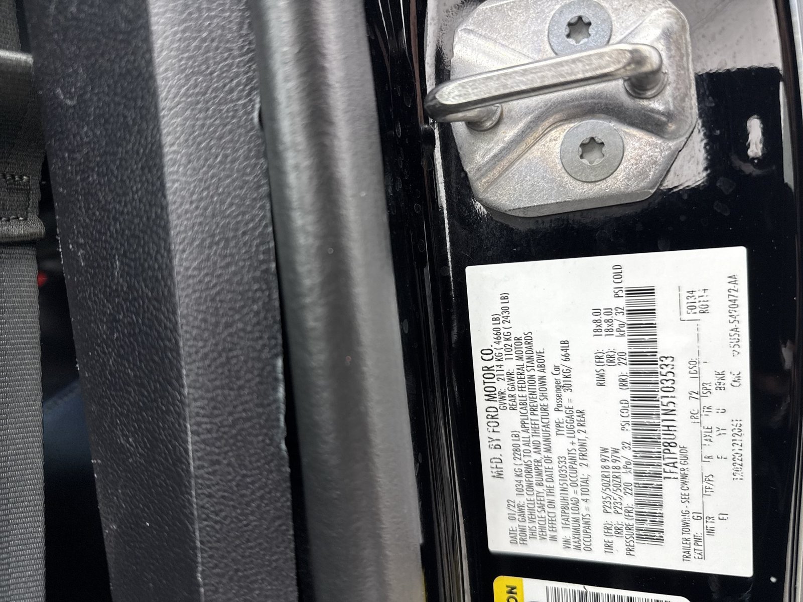 Used 2022 Ford Mustang Premium RWD image 45