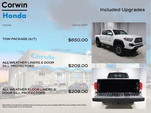 Used 2017 Toyota Tacoma TRD Off-Road w/ Tow Package (A/T) image 4