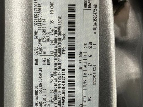 Used 2025 Ford F150 XLT w/ Equipment Group 301A Standard AWD/4WD image 18