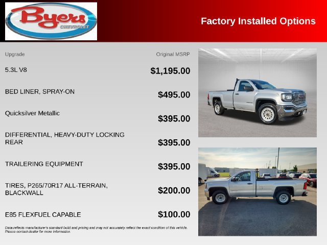 Used 2018 GMC Sierra 1500 4x4 Regular Cab image 10