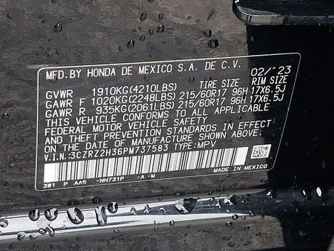 Certified 2023 Honda HR-V LX image 27