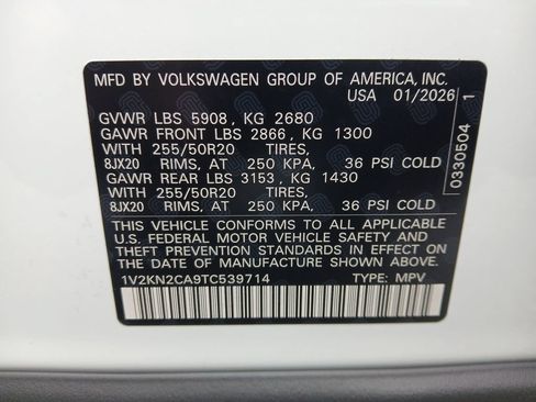 New 2026 Volkswagen Atlas SE AWD/4WD image 29